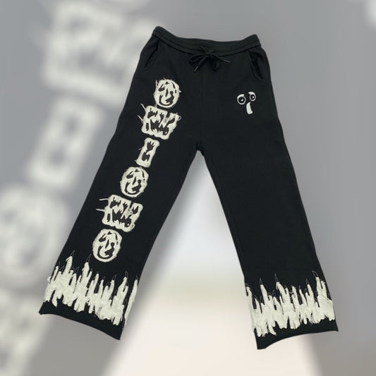 One Way In One Way Out (OWIOWO) Flared Sweatpants
