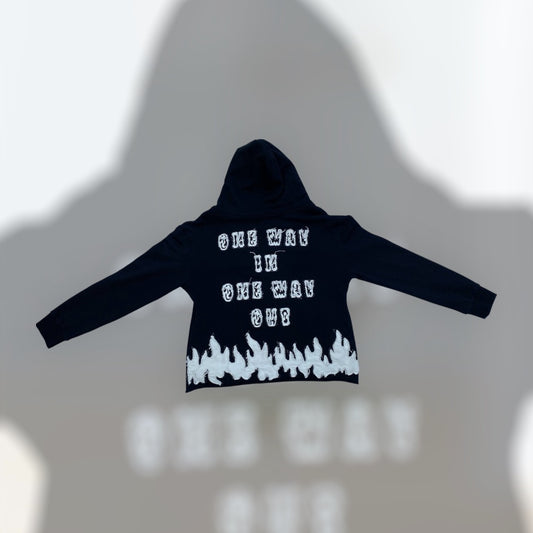 One Way In One Way Out (OWIOWO) Zip-Up Hoodie