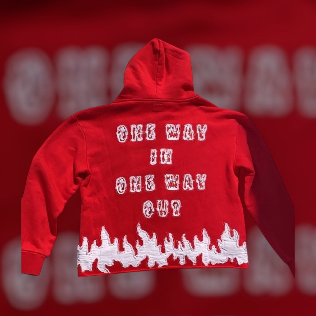 One Way In One Way Out (OWIOWO) Zip-Up Hoodie