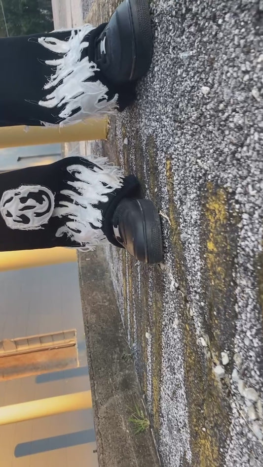 One Way In One Way Out (OWIOWO) Flared Sweatpants