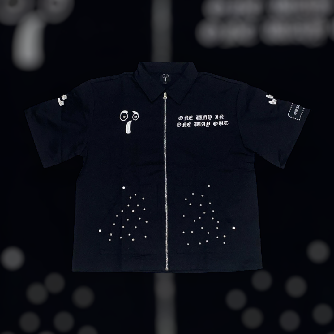 “Word Of The Year” (EXECUTED) Zip-Up Shirt