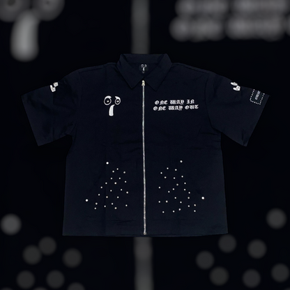 “Word Of The Year” (EXECUTED) Zip-Up Shirt