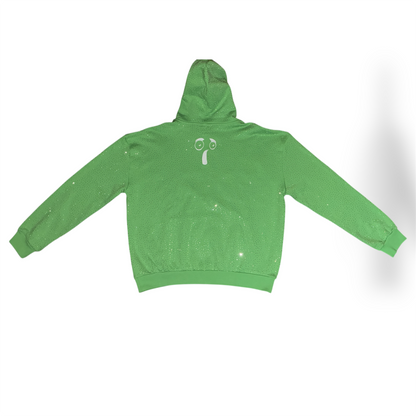 One Way In One Way Out (OWIOWO) Rhinestone Hoodie