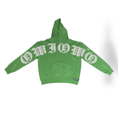 One Way In One Way Out (OWIOWO) Rhinestone Hoodie