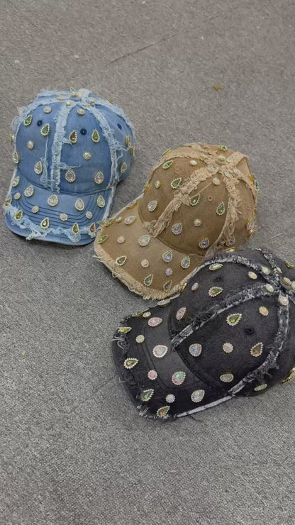 "Major League" Denim Baseball Caps